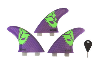 Airush one set of FCS surfing board fins