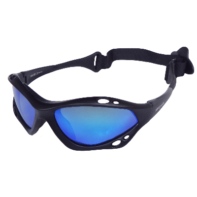 Black frame blue color lens